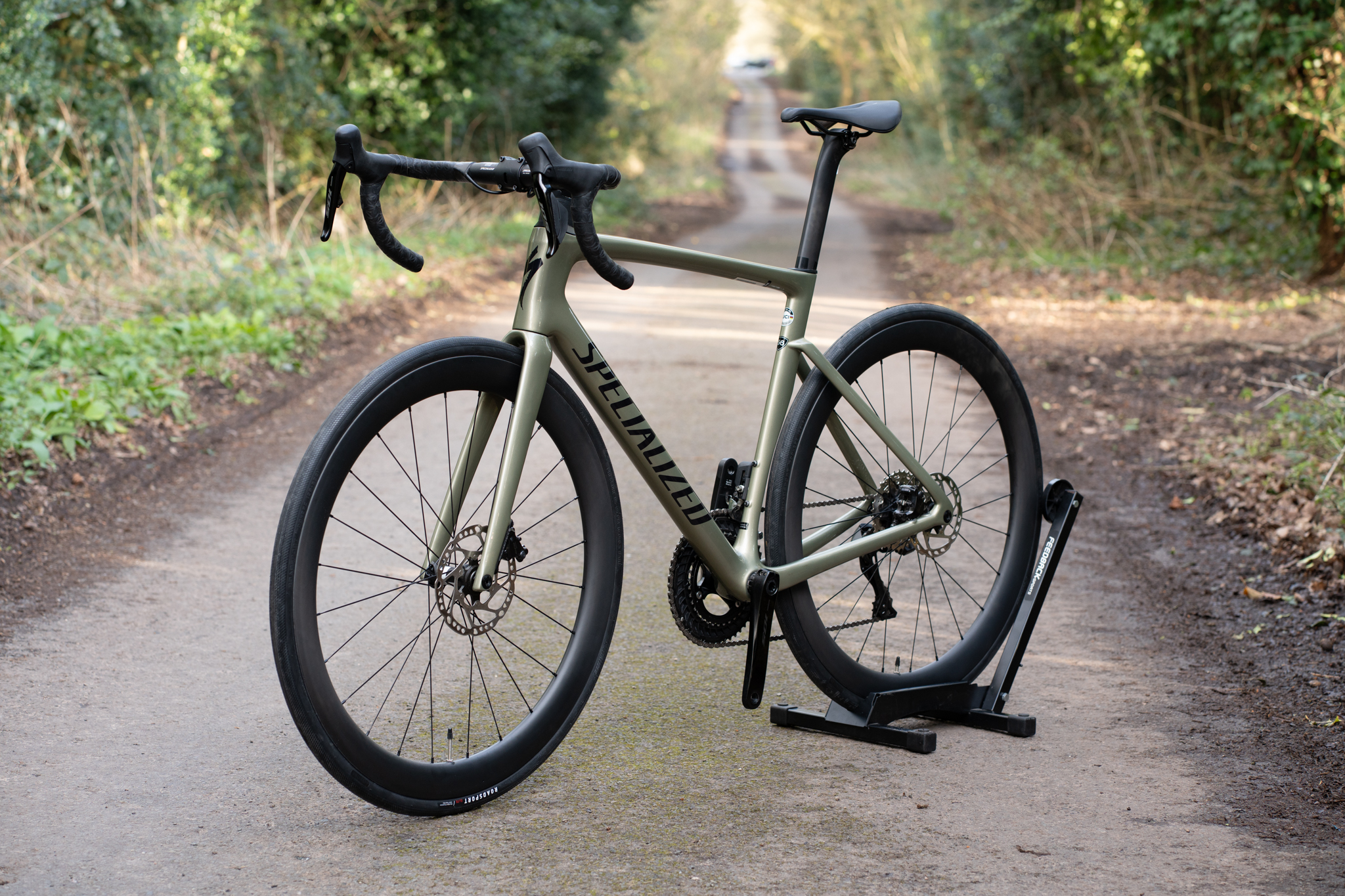 Specialized Tarmac SL7 105 Di2 Disc Carbon Road Bike 56cm Large Carbon Wheels - Image 3