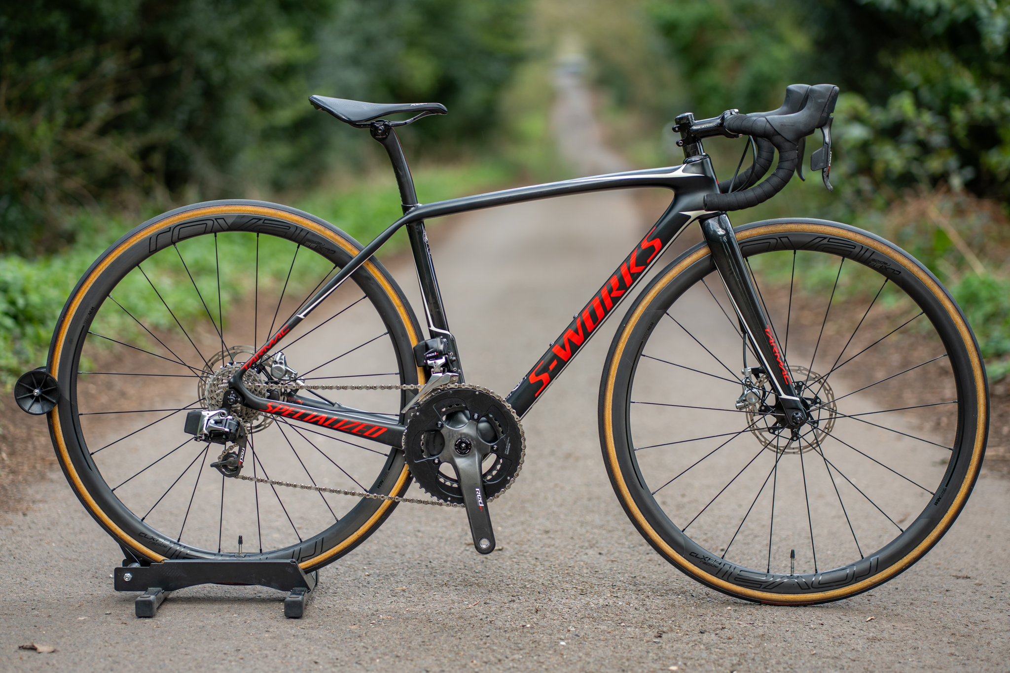 Specialized S Works Tarmac SL5 Red eTap Hydro Disc Bike 49cm XS Roval Wheels
