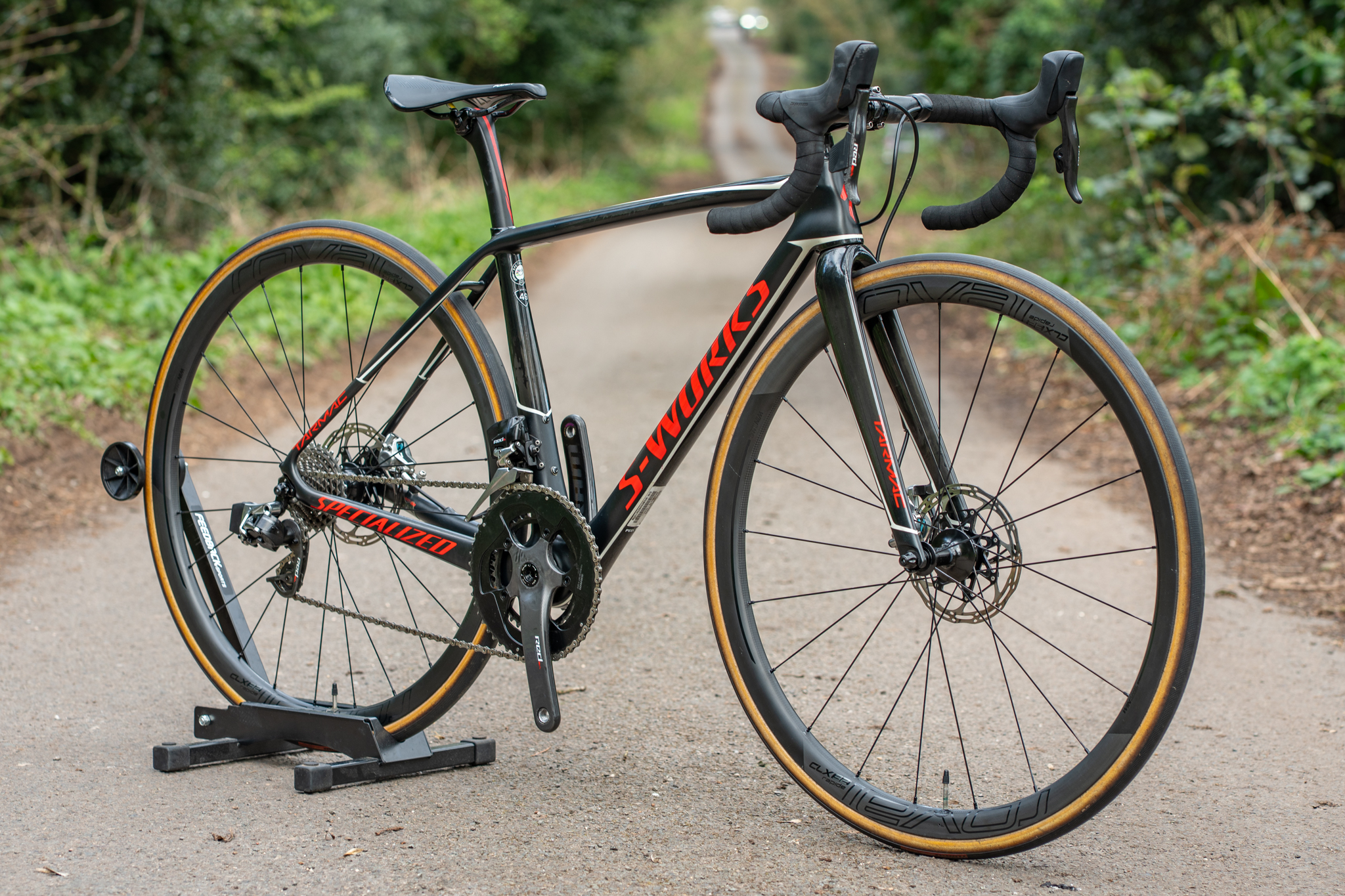 Specialized S Works Tarmac SL5 Red eTap Hydro Disc Bike 49cm XS Roval Wheels - Image 4