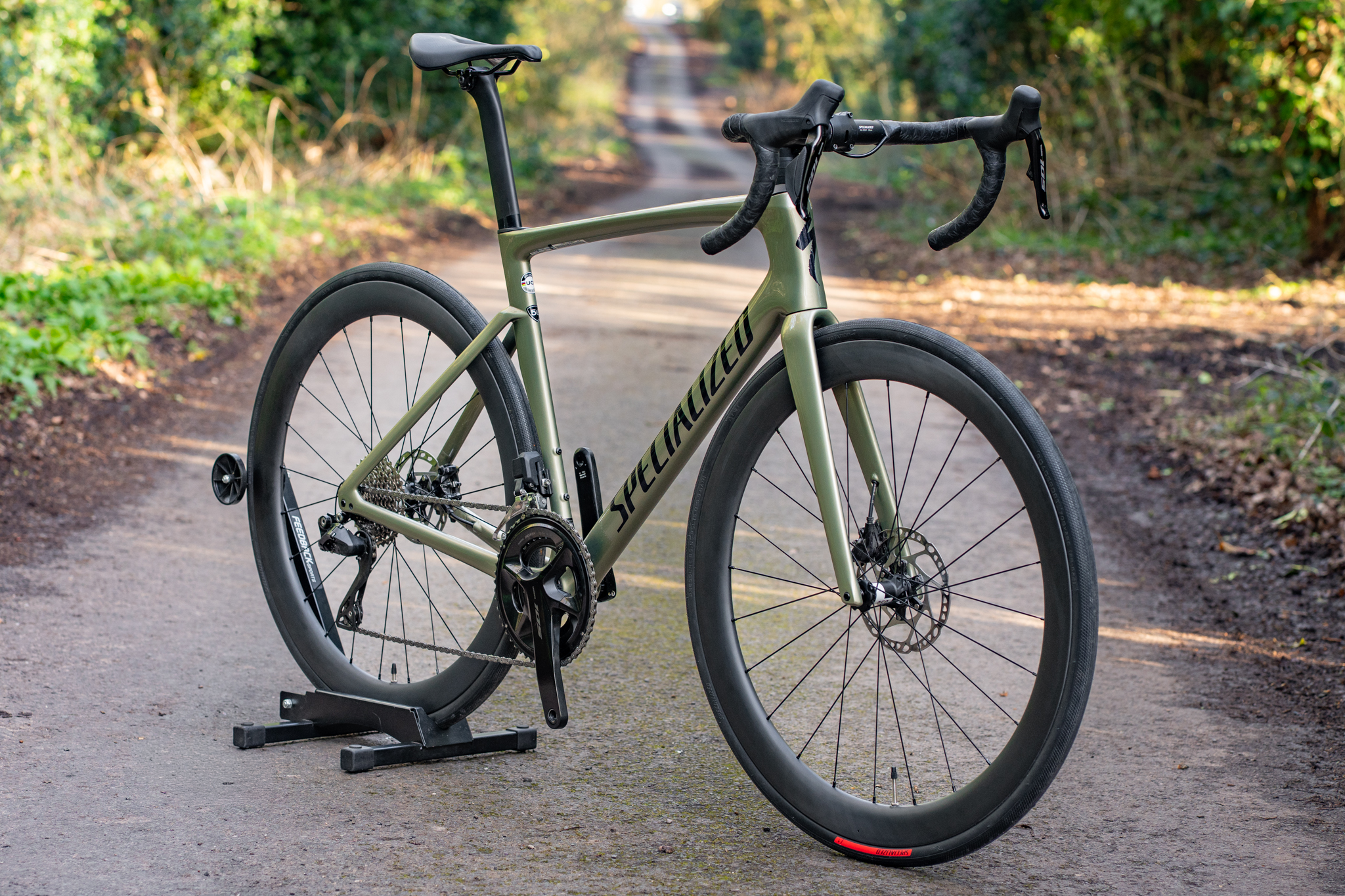 Specialized Tarmac SL7 105 Di2 Disc Carbon Road Bike 56cm Large Carbon Wheels - Image 4