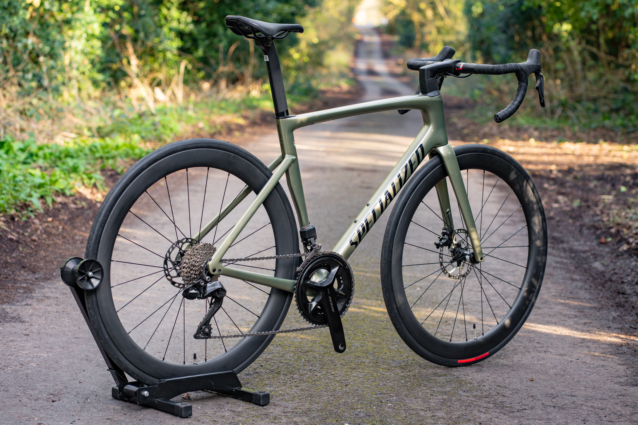Specialized Tarmac SL7 105 Di2 Disc Carbon Road Bike 56cm Large Carbon Wheels - Image 5