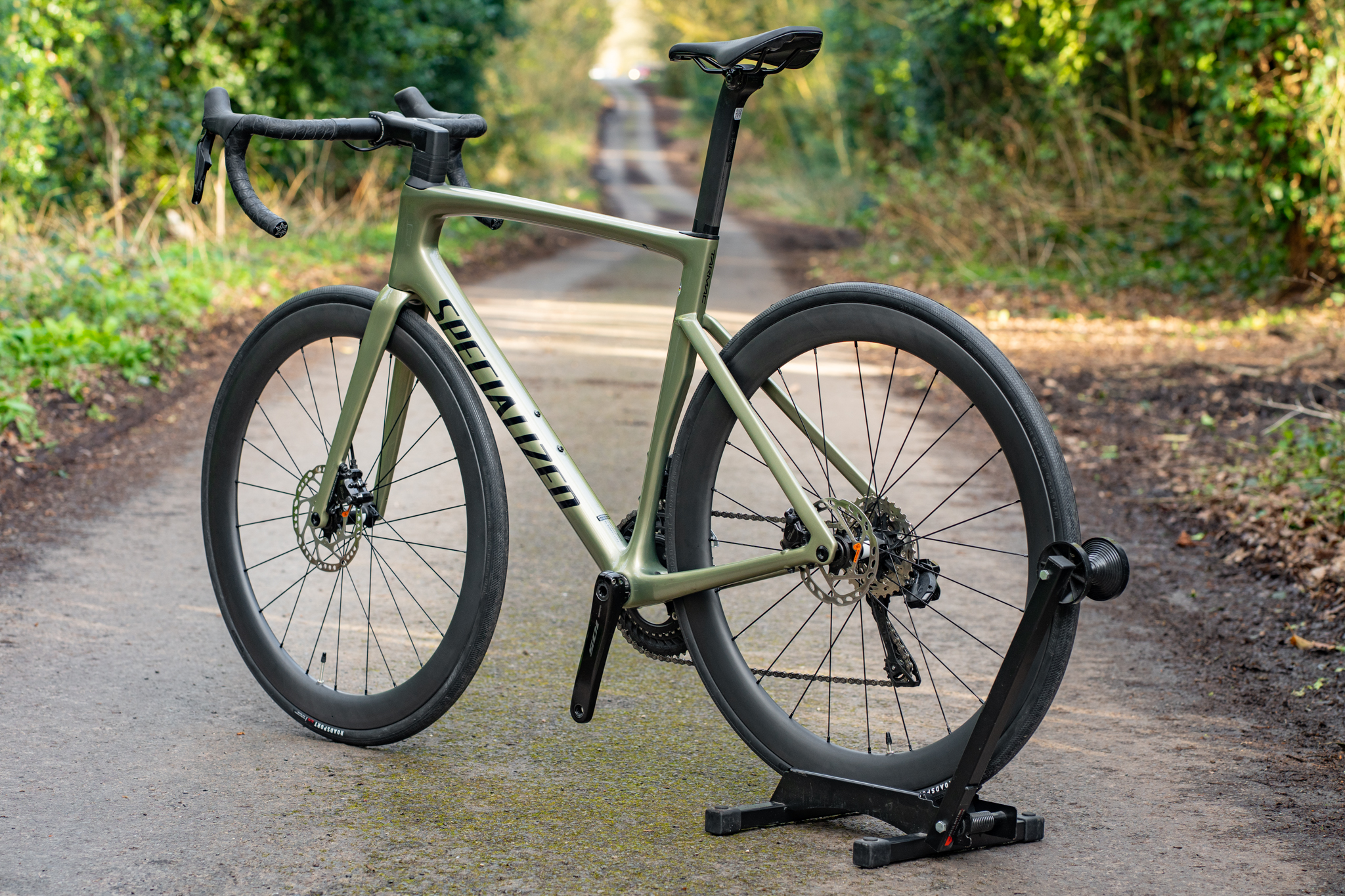 Specialized Tarmac SL7 105 Di2 Disc Carbon Road Bike 56cm Large Carbon Wheels - Image 7