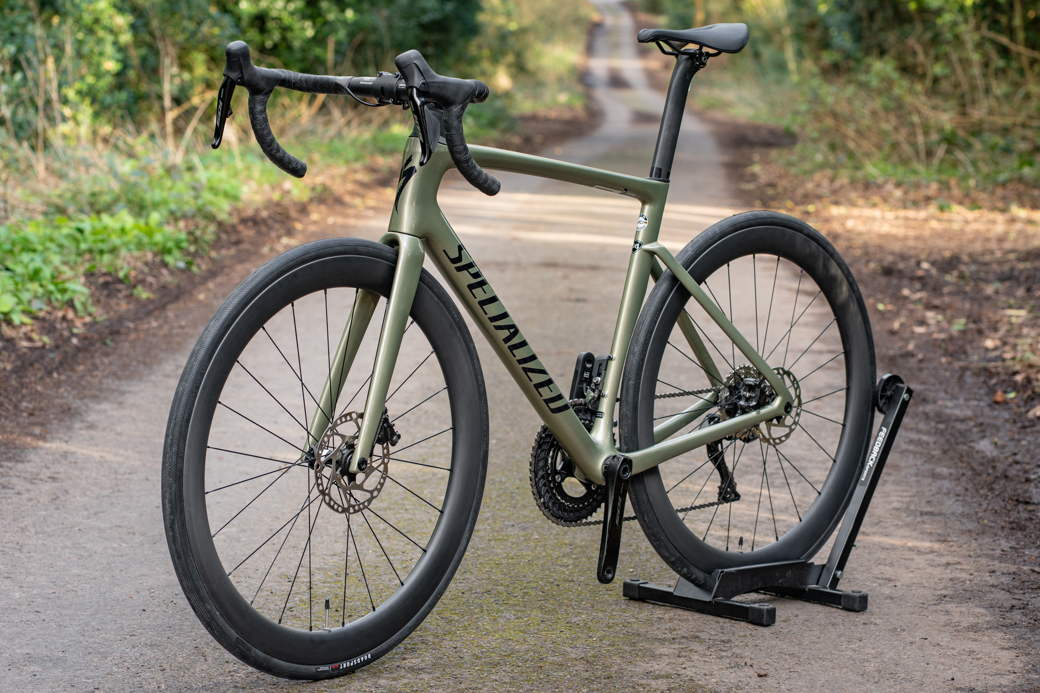 Specialized Tarmac SL7 105 Di2 Disc Carbon Road Bike 56cm Large Carbon Wheels - Image 8