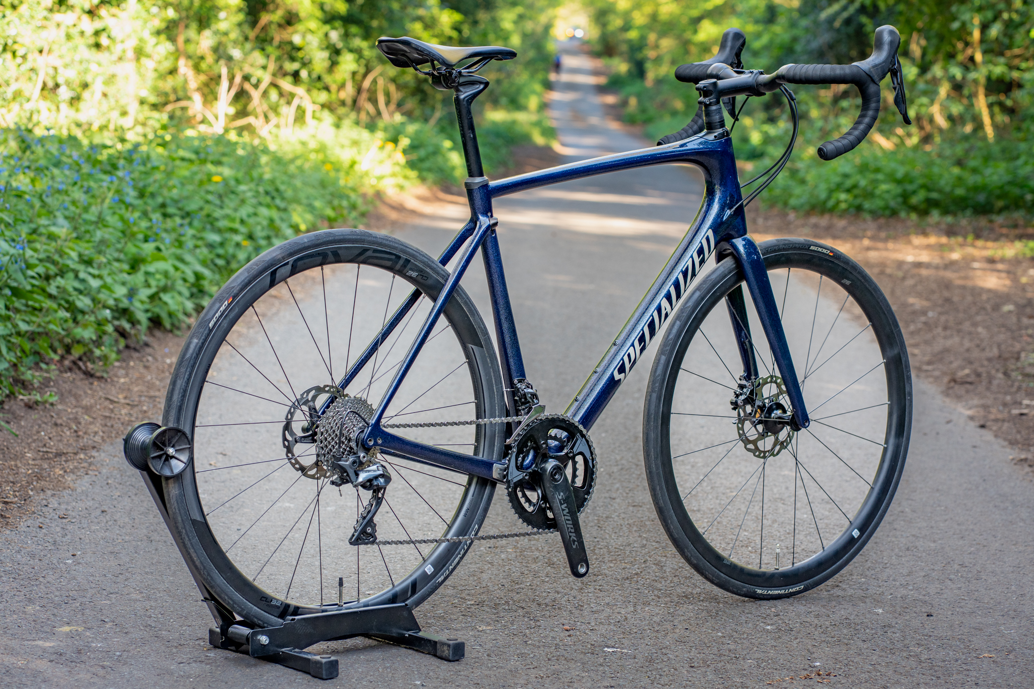 Specialized Roubaix Pro Dura Ace Disc Carbon Endurance Bike 58cm XL Carbon Wheel - Image 3