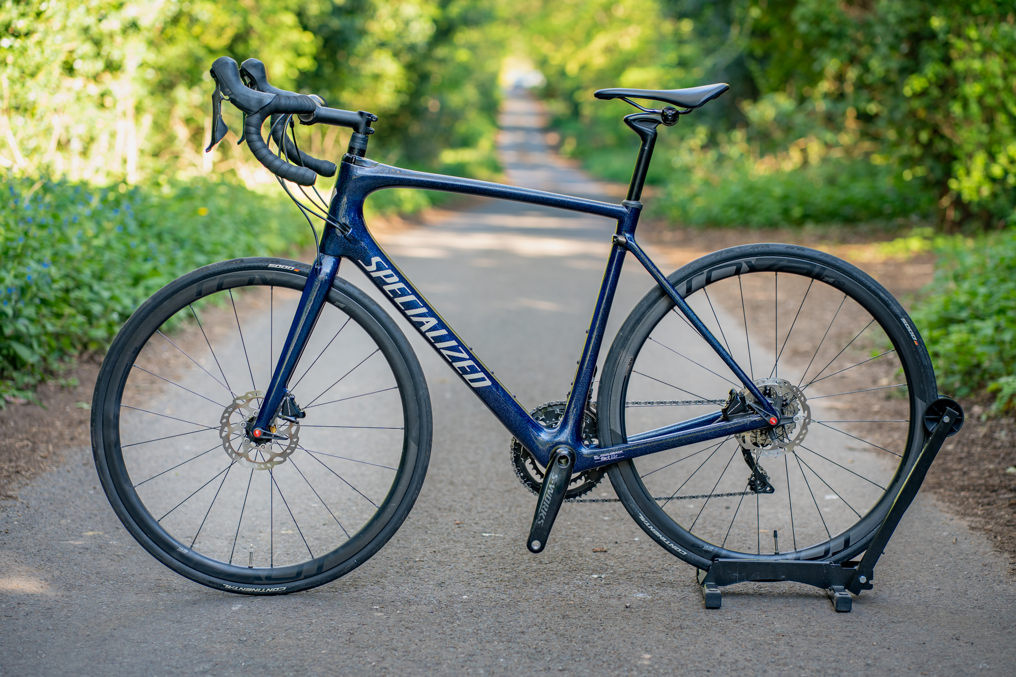 Specialized Roubaix Pro Dura Ace Disc Carbon Endurance Bike 58cm XL Carbon Wheel - Image 5