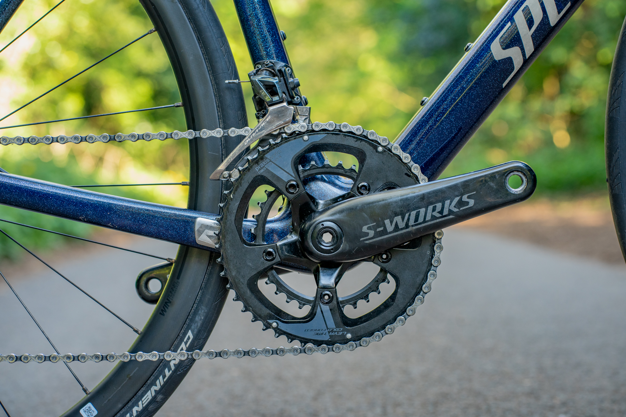 Specialized Roubaix Pro Dura Ace Disc Carbon Endurance Bike 58cm XL Carbon Wheel - Image 9