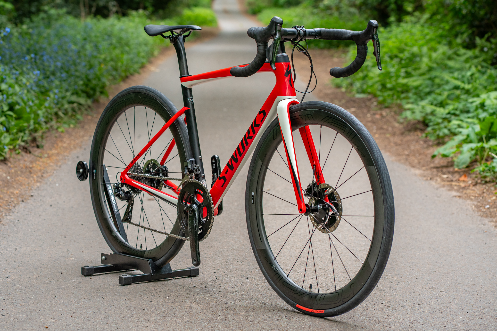 SOLD Specialized S Works Tarmac SL6 Dura Ace Di2 Disc Bike 54cm Medium Roval Wheels - Image 3