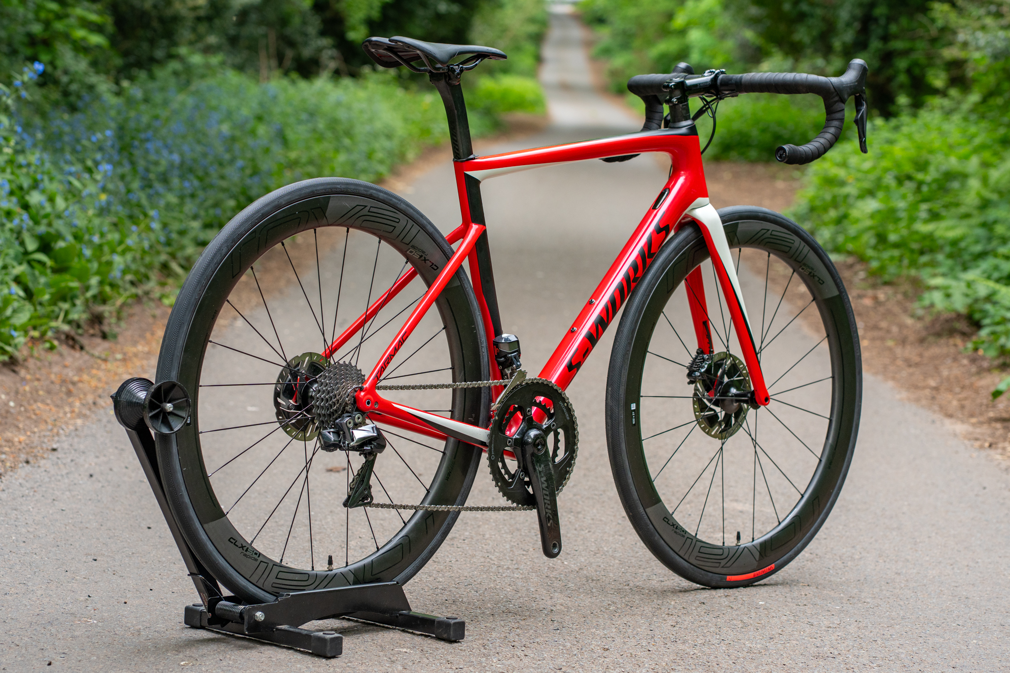 SOLD Specialized S Works Tarmac SL6 Dura Ace Di2 Disc Bike 54cm Medium Roval Wheels - Image 4