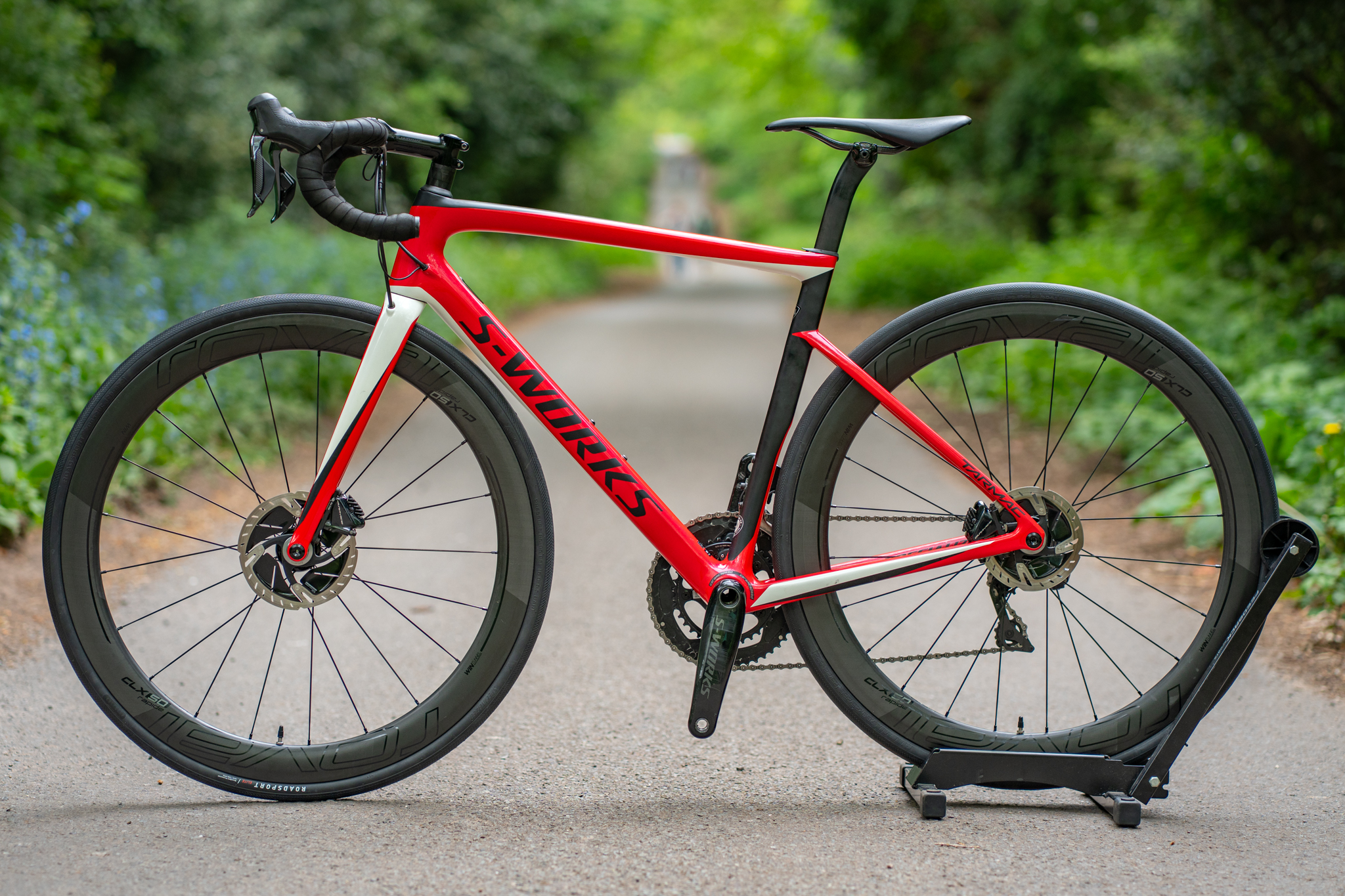 SOLD Specialized S Works Tarmac SL6 Dura Ace Di2 Disc Bike 54cm Medium Roval Wheels - Image 5