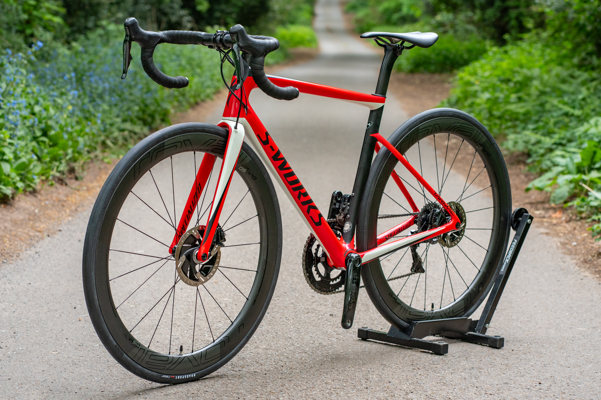 SOLD Specialized S Works Tarmac SL6 Dura Ace Di2 Disc Bike 54cm Medium Roval Wheels - Image 6