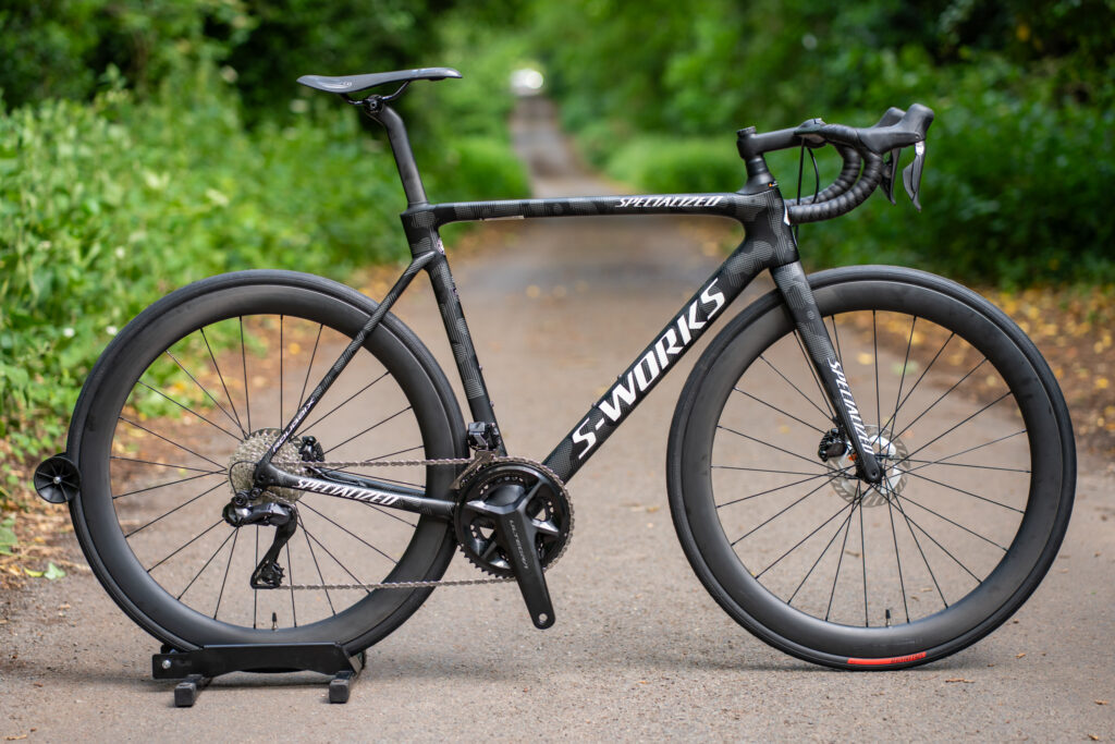 Specialized S Works Roubaix Team Futureshock Di2 Disc Bike 59cm XL Carbon Wheels