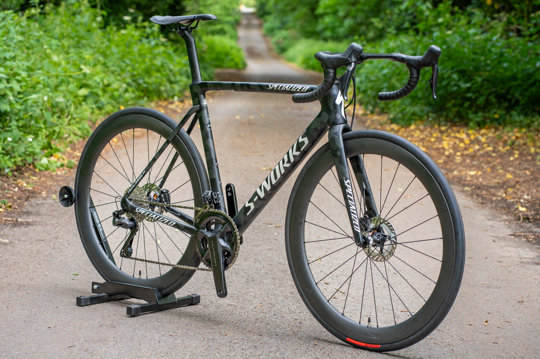 Specialized S Works Roubaix Team Futureshock Di2 Disc Bike 59cm XL Carbon Wheels - Image 23