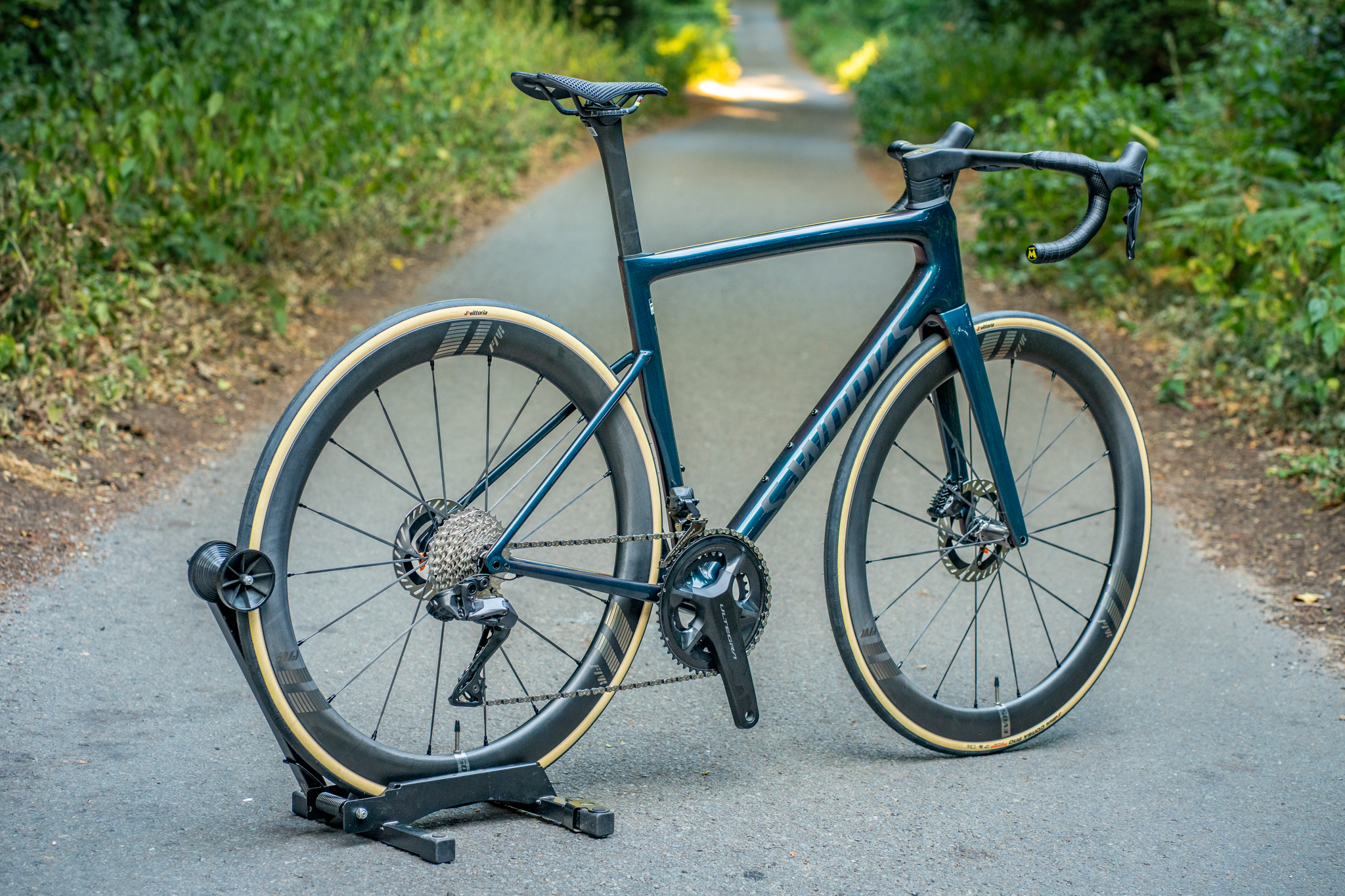 Specialized S Works Tarmac SL8 Ultegra Di2 Disc Bike 56cm Large Carbon Wheels - Image 4