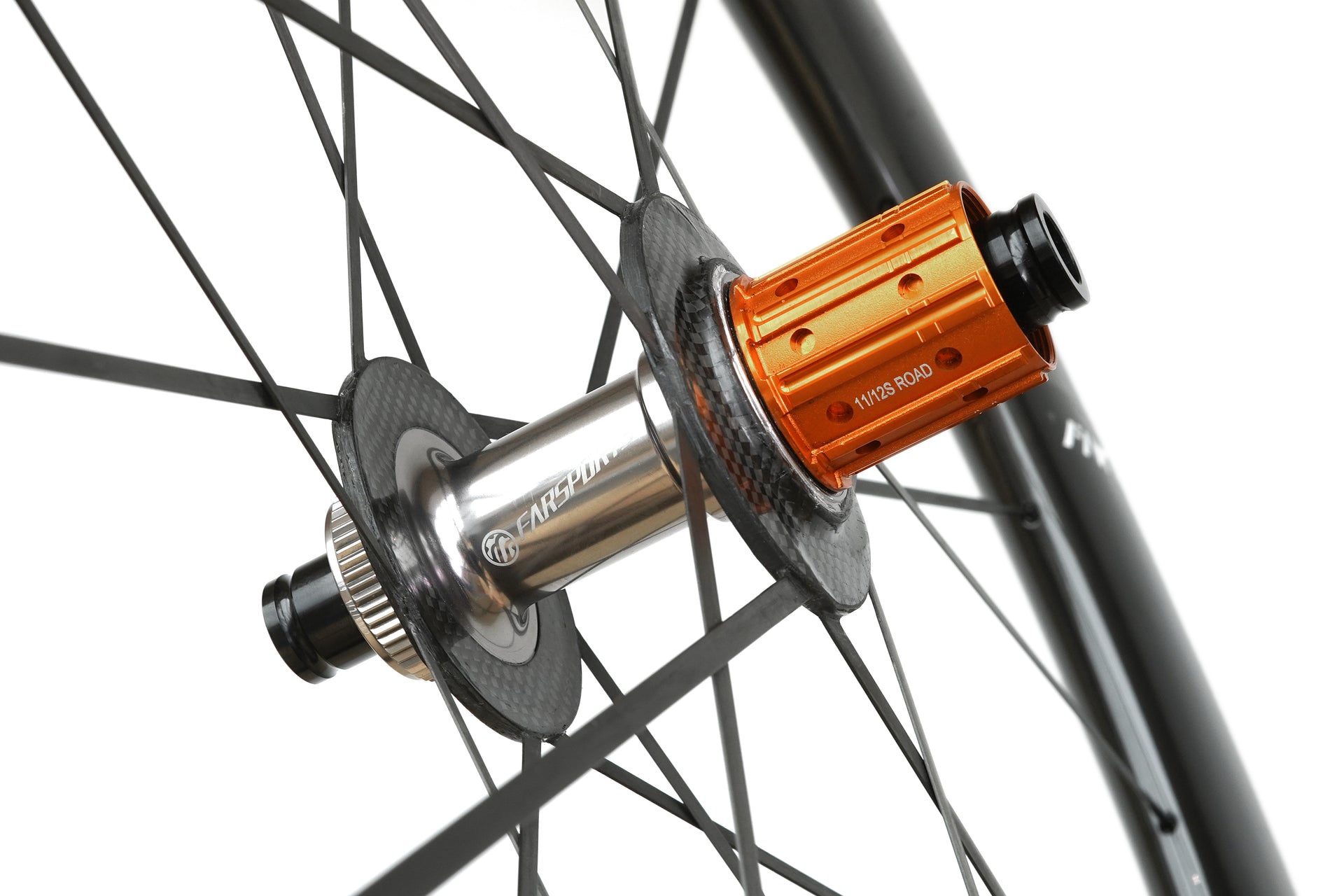 FARSPORTS ULTIMATE EVO S5 INTEGRATED CARBON SPOKES WITH HUB FLANGE WHEELSET - Image 9